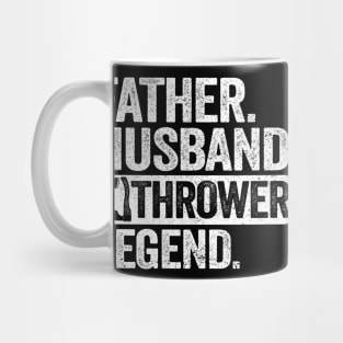 Axe Throwing Father Husband Axe Thrower Legend Dad Mug